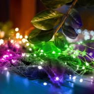 LED micro svietiaci reťazec ML30 - na batérie