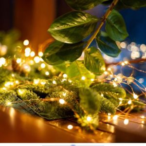 LED micro svietiaci reťazec ML 20 - na batérie