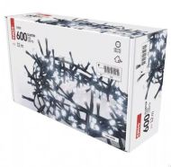 LED reťaz - Classic cluster 12m / 600 LED s časovačom IP44