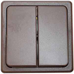 Vypínač SEZ č.5 DS1206 hnedý