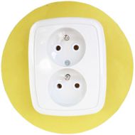 Zásuvka dvojitá TESLA 4FN 150 51