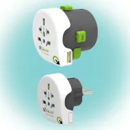 Cestovný adaptér Qdapter 360  USB 2.100130