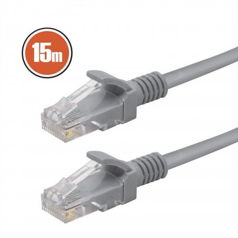 Sieťový kábel UTP cat 5e 15m