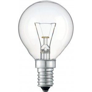 Žiarovka kvapka číra 40W E14 230V~