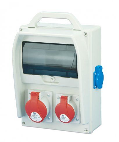 Rozvodnica R-BOX 300 (1x16/4, 1x32/4, 2x250, 9S) s rúčkou