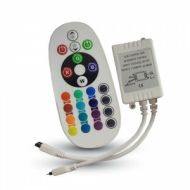Ovládač pre LED pásiky 12/24V 6A pre RGB