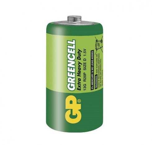 Zinko-chloridová batéria GP Greencell R20 (D)