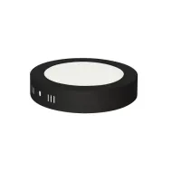 Prisadené LED svietidlo CAROLINE 12W 6400K čierne 840lm