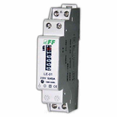 Elektromer jednofázový mechanický LE-01 45A