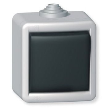 Vodotesný vypínač č.1 kovový IP55 281.1A