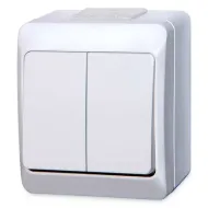 Vypínač č.5 biely IP44 HERMES 0332-02