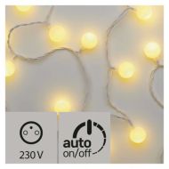 LED svetelná reťaz BIG CHERRY COLORS, 4m / 40 LED s časovačom IP44