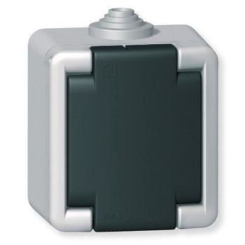 Vodotesná zásuvka kovová IP55 16A 2751.1A