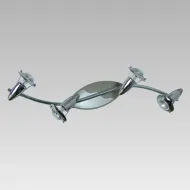 Svietidlo ZEUS 12028  NICKEL SATIN/CHROME 4xE14/R50/40W