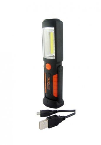 Pracovná LED baterka 2W + 3 LED