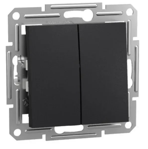 Vypínač ASFORA č.5B (6+6) antracit EPH0600171