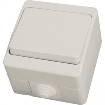 Vypínač vodotesný č.1 WAT IP54 šedý