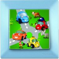 Vypínač Candela Kids Traffic modrý