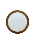 Stropný LED panel TR-153 12W dekor drevo - kruh 1008lm 4200K