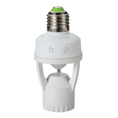 Objímka E27 so senzorom pohybu PIR GETI GS1205