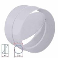 Spätná klapka k ventilátoru 125