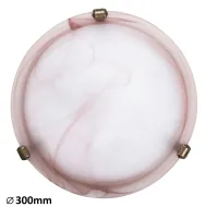 Svietidlo stropné 1x60 Rabalux 3253 alabaster tabakové