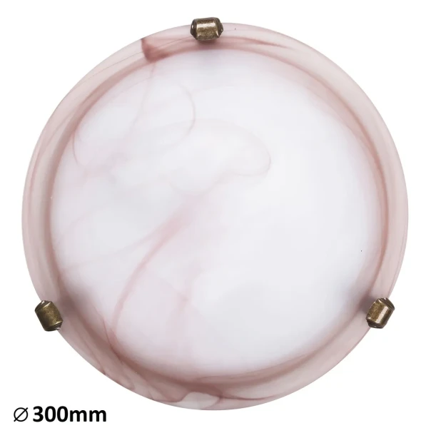 Svietidlo stropné 1x60 Rabalux 3253 alabaster tabakové