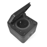 Vodotesná zásuvka tmavosivá  IP55 EMOS CYKLONE D730420