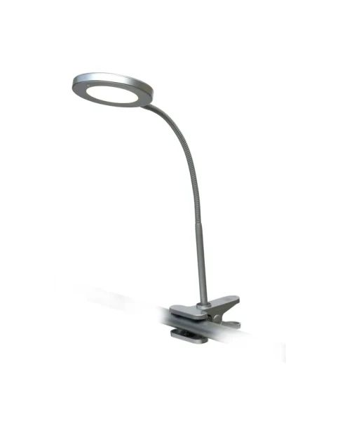 LED lampa na štipci ANITA KLIP 1008 SD strieborná 6W