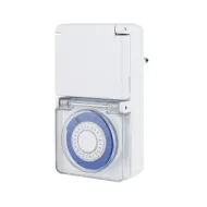 Mechanické spínacie hodiny so zásuvkou  IP44 Strend Pro