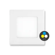 Zapustené svietidlo  LED-WSQ-CCT/6W/BI biele