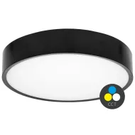 Stropné LED svietidlo Martin WMAT350-25W/CR  3000/4000K pr. 35 cm IP65 čierne