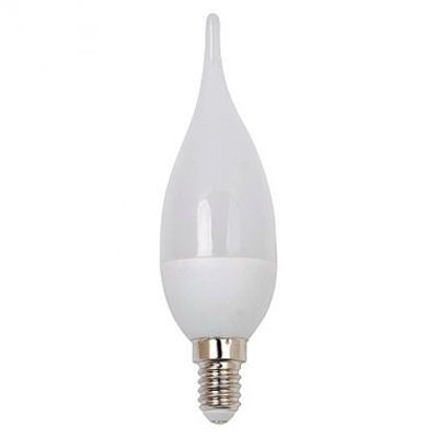 Žiarovka LED E14 3,5W sviečka vo vetre (studená biela)