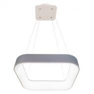 Závesné LED svietidlo NEST štvorec sivý 40W