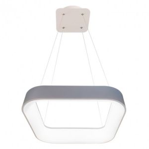 Závesné LED svietidlo NEST štvorec sivý 40W
