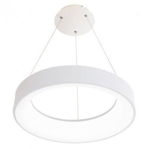 Závesné LED svietidlo NEST Z kruh biely 40W