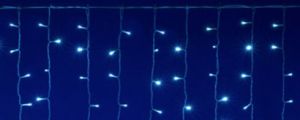LED záves spojovateľný studená biela DLF 600 2x3m