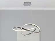 Závesné LED svietidlo NEDES J4331/CH 70W 4300LM s ovládačom