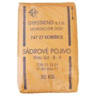 Sádra štukatérska 30kg sivá