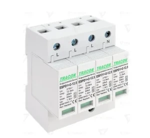 Zvodič prepätia 4P AC T1+T2 s vyberateľnými modulmi 