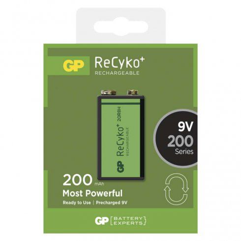Batéria nabíjacia GP ReCyko+ 9V 200mAh Ni-MH