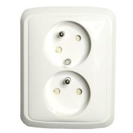 Zásuvka TANGO dvojitá 5513A-C02357