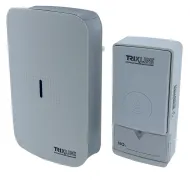 Bezdrôtový a bezbateriový zvonček Trixline  TR B302 do zásuvky