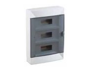 Rozvodnica nad omietku P-BOX PN36-P, 36 modulová, priehľadné dvierka