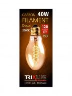 Žiarovka Carbon Filament E27 B53 40W 2000K