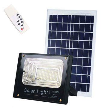 LED reflektor 16W so solárnym panelom