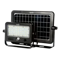 LED reflektor so solárnym panelom a PIR pohybovým senzorom FLP 1001 SOLAR