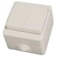 Vypínač vodotesný č.5 WAT IP54 šedý
