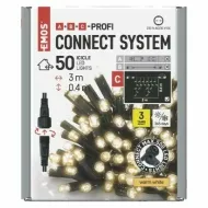 PROFI LED záves spojovateľný D2CW01 50 LED, 3 x 0,4M, teplá biela