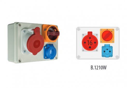 Rozvodnica R-BOX 190 (1x16/4, 1x250, Vyp. 0-1)